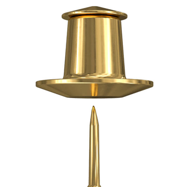 Pins - Gjutna Runda